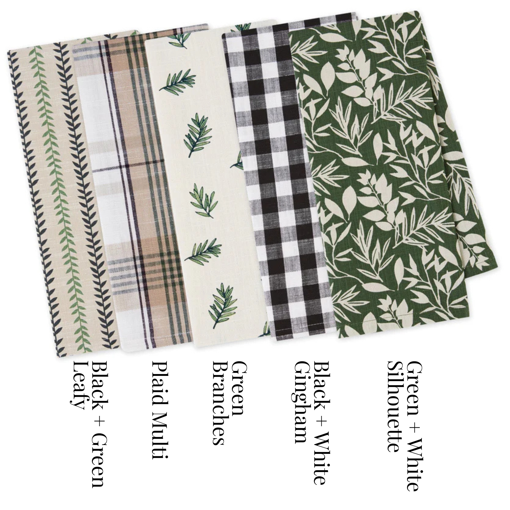 Green House Assorted Dishtowels | Design Imports