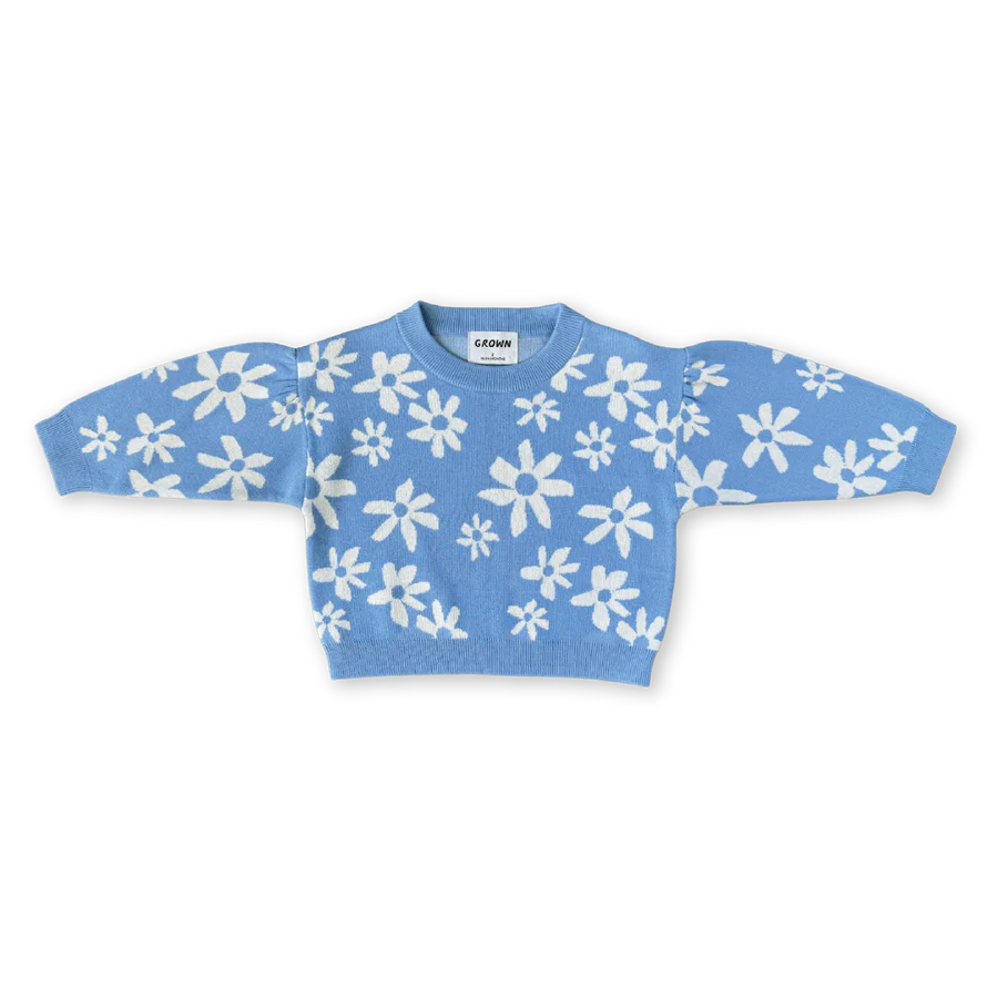 Organic Wild Flower Knit Pull Over | Grown