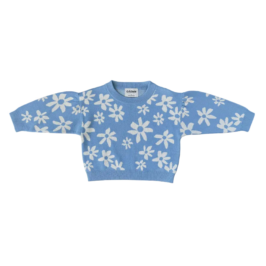 Organic Wild Flower Knit Pull Over | Grown