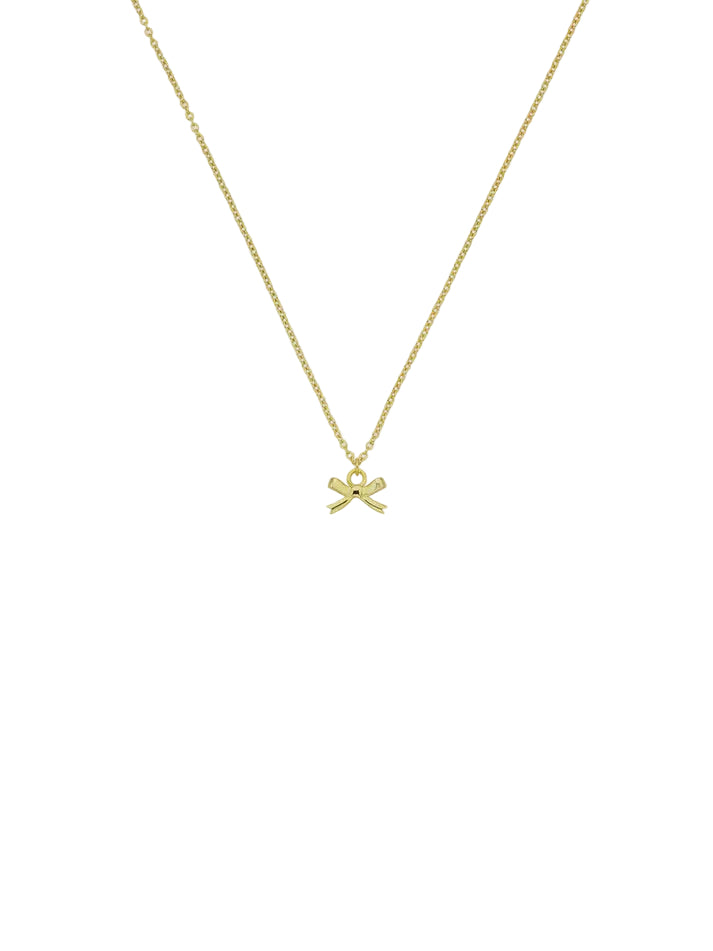 Bow Necklace - Gold | Sophie Store