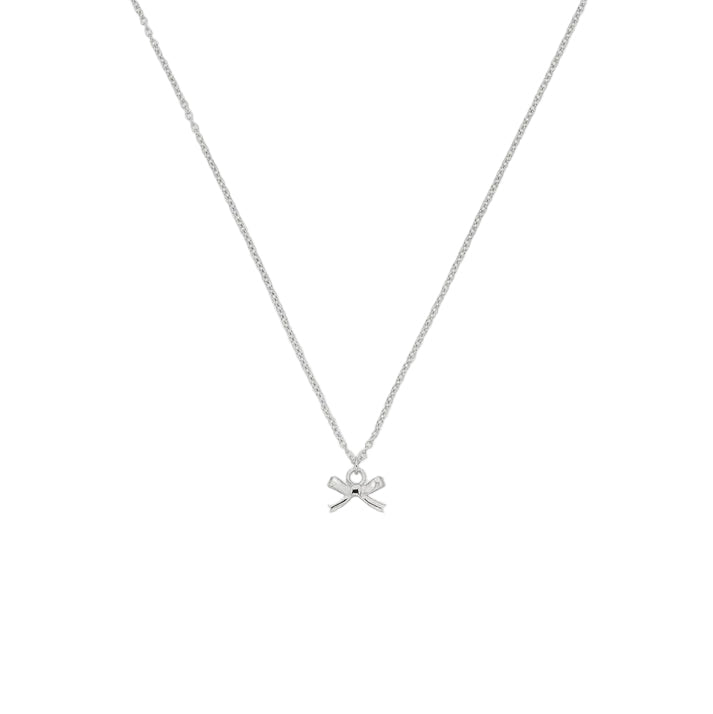 Bow Necklace - Silver | Sophie Store