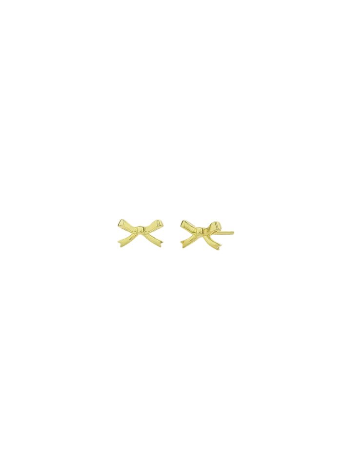 Bow Studs - Gold | Sophie Store