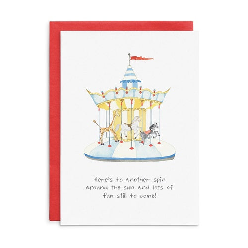 Here's to another spin around the sun... - Birthday Card | Cottonwood