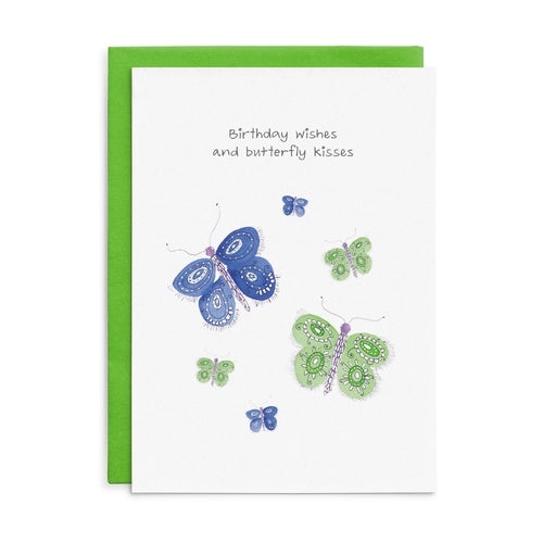 Birthday wishes and butterfly kisses. - Birthday Card | Cottonwood