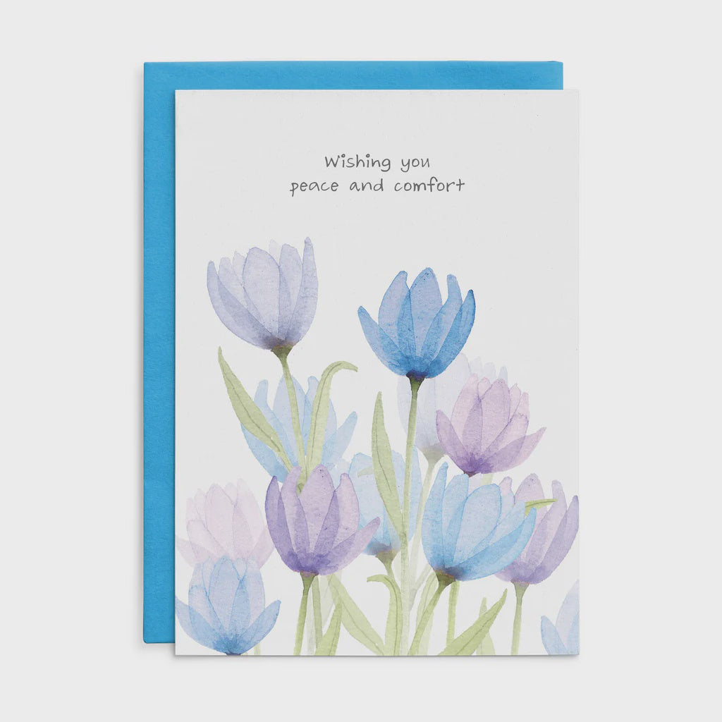 Wishing you peace and comfort. - Sympathy Card | Cottonwood