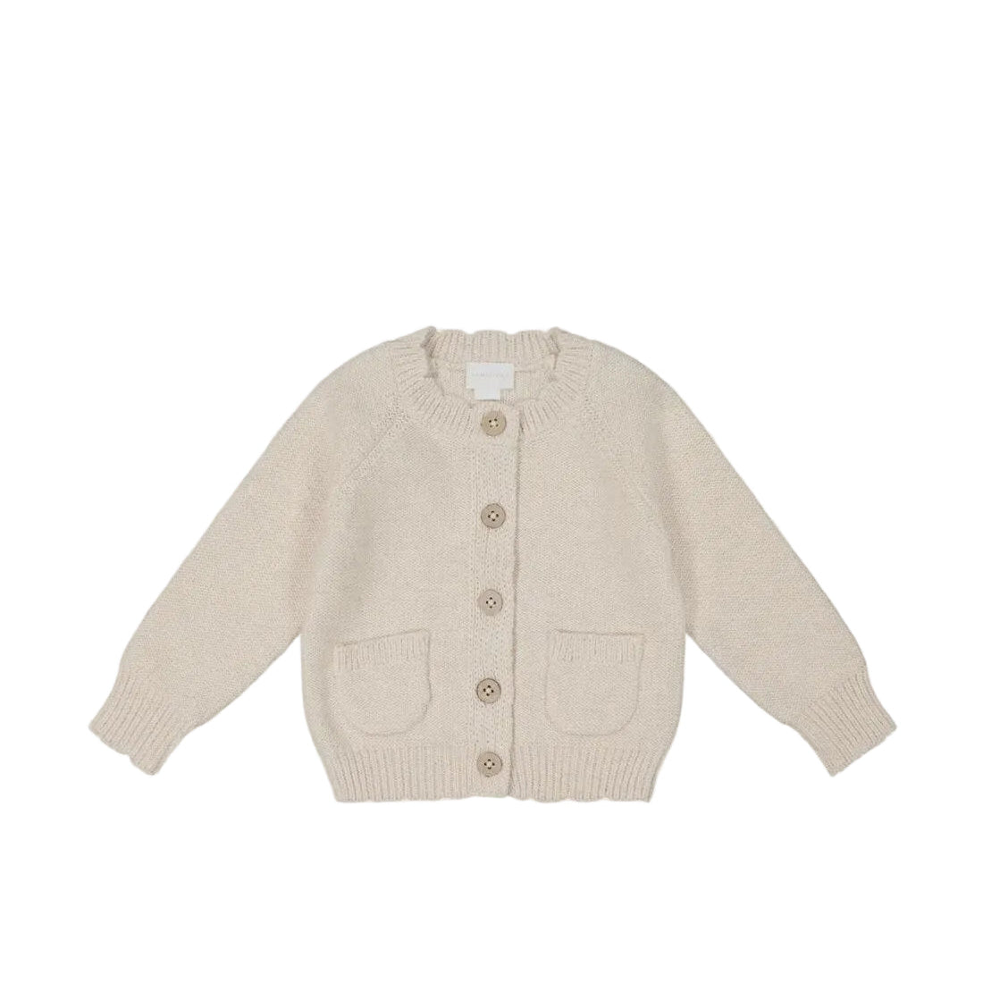 Zoe Cardigan - Light Oatmeal Marle | Jamie Kay