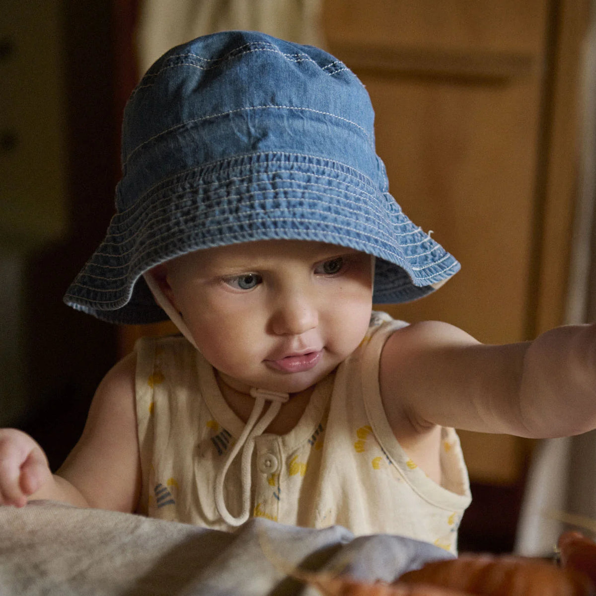 CEDAR SUIT MUSLIN - Fish Fable Print | Nature Baby