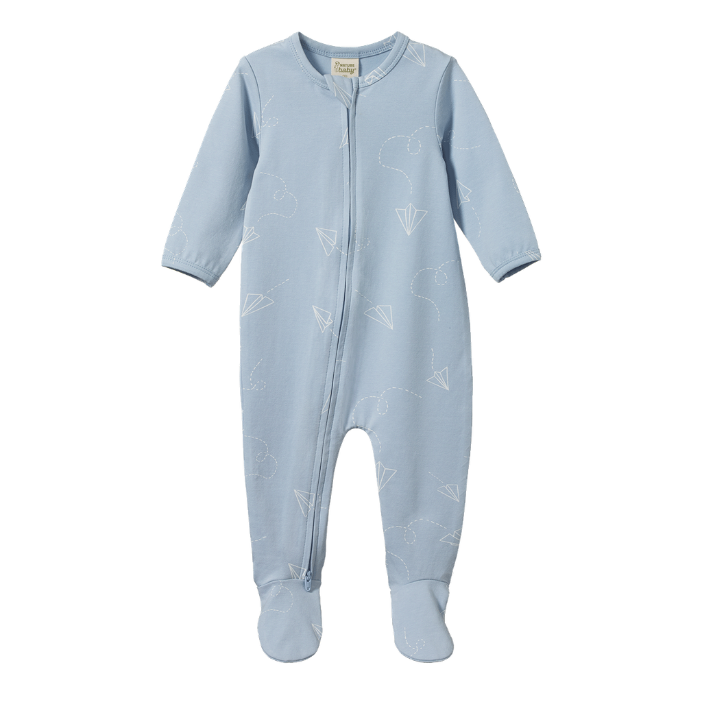 DREAMLANDS SUIT - Paper Planes Print | Nature Baby