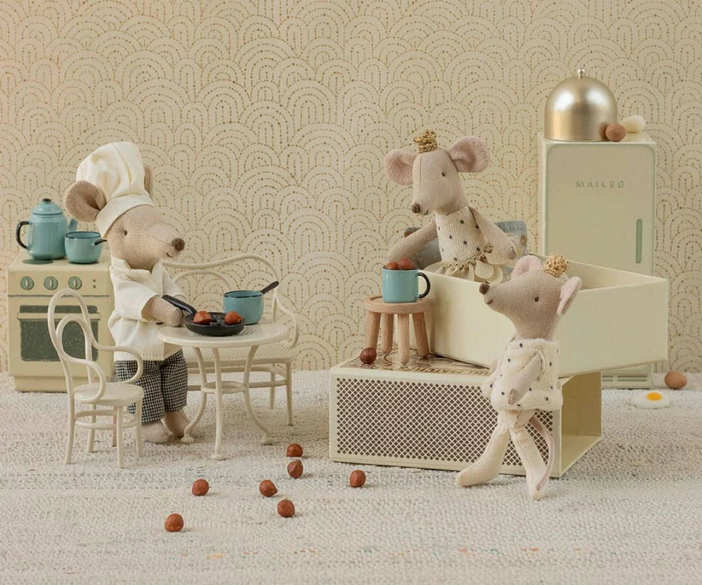 Mouse Chef with Pot & Spoon | Maileg