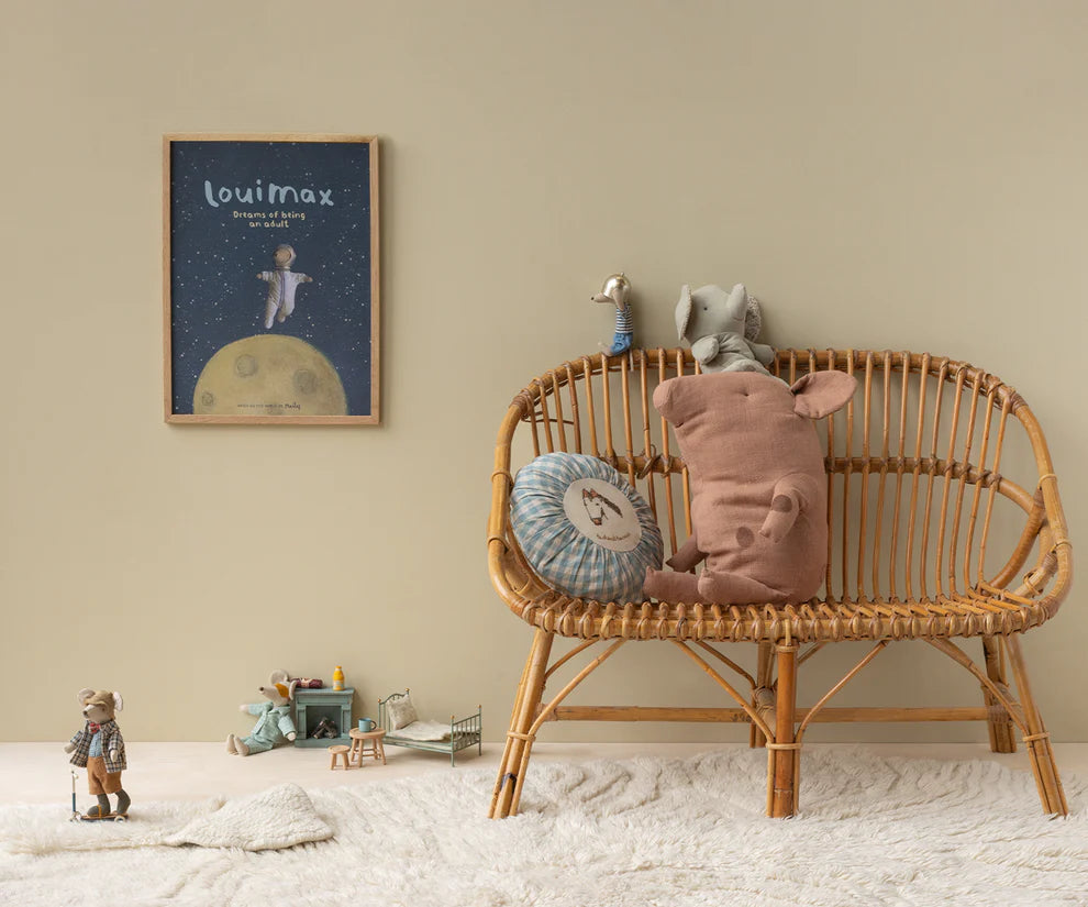 Safari Friends Elephant - Small - Iron Grey | Maileg