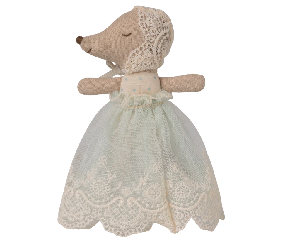 Baby Mouse in Gown - Mint | Maileg