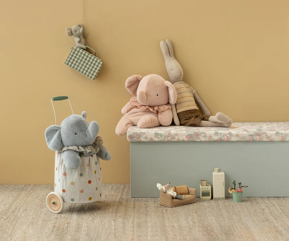 Elephant Plush - Big - Powder | Maileg