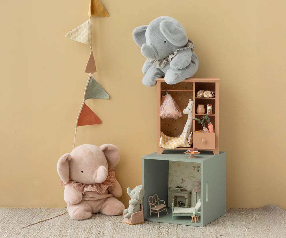 Elephant Plush - Big - Powder | Maileg