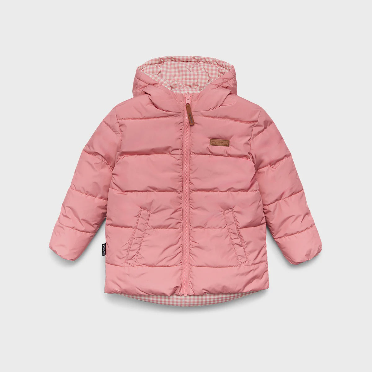 Reversible Eco-Puffer - Rose Gingham | Crywolf