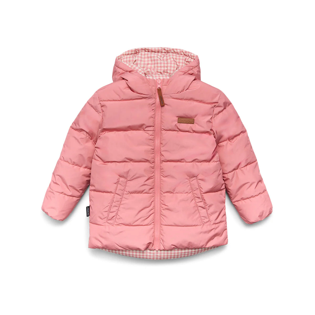 Reversible Eco-Puffer - Rose Gingham | Crywolf