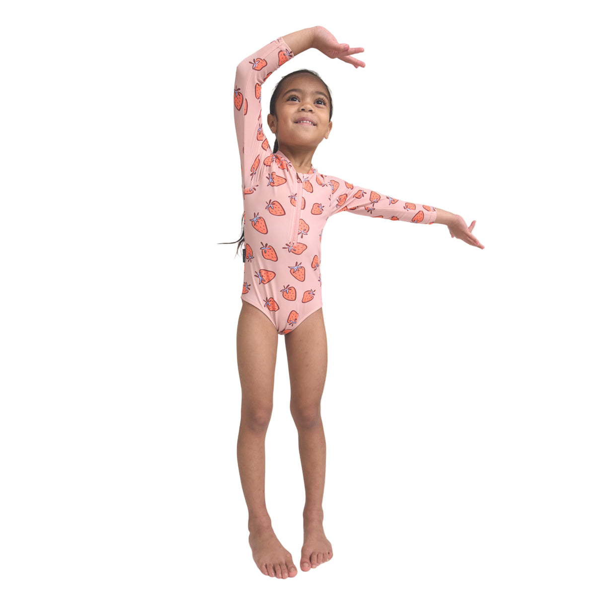 Long Sleeve Swimsuit Strawberry Splash | Crywolf
