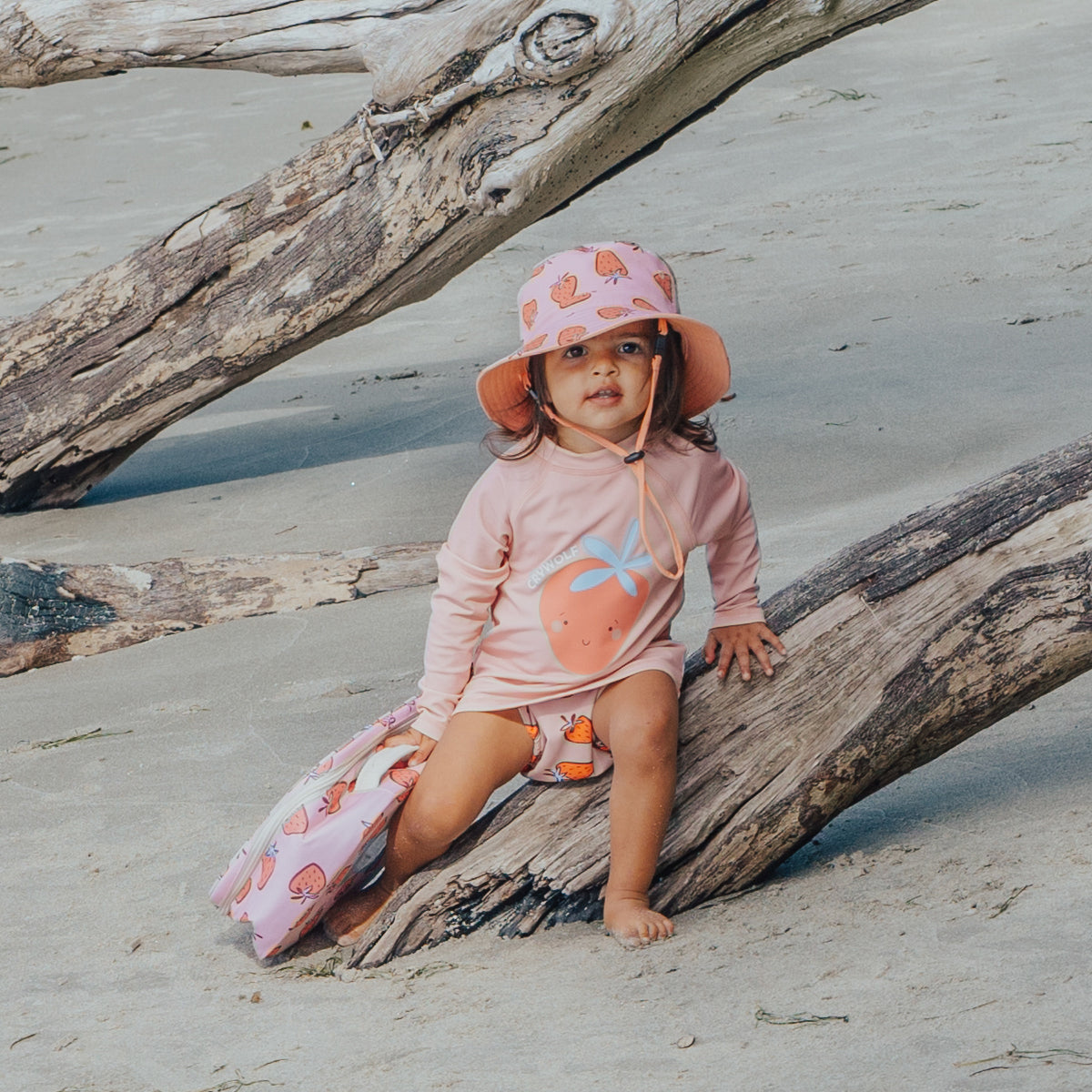 Reusable Swim Nappy Strawberry Splash | Crywolf