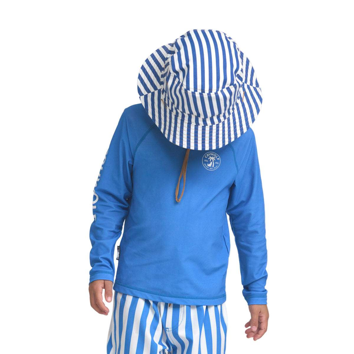 Reversible Bucket Hat || Deep Sea Stripe | Crywolf