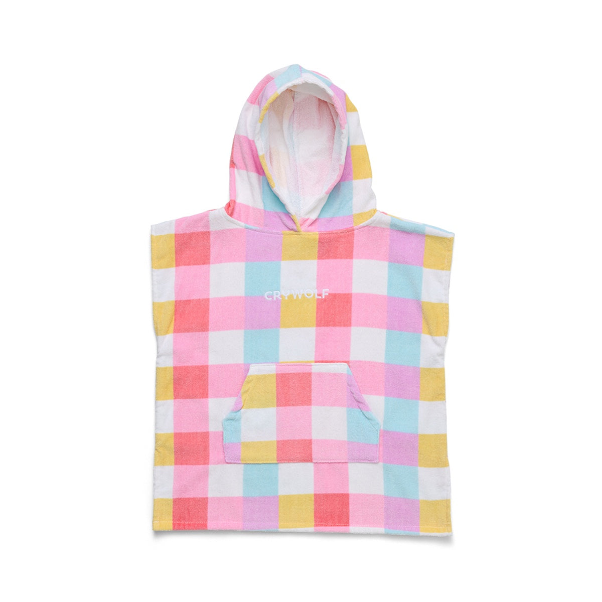 HOODED TOWEL - Pop Gingham | CRYWOLF