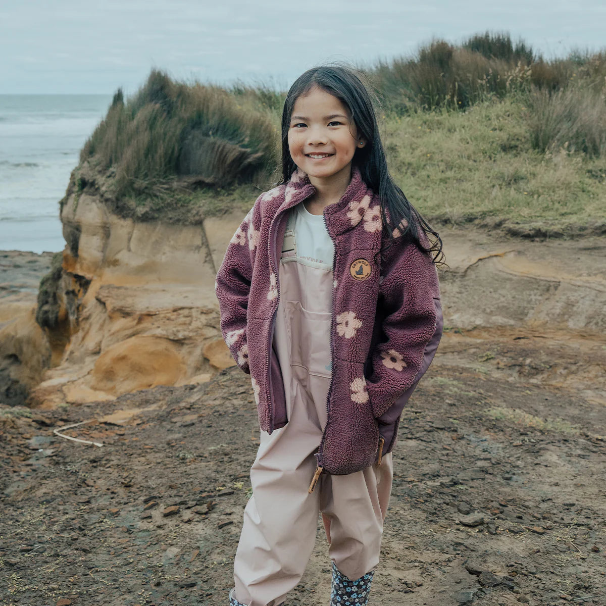 YETI JACKET Mauve Floral | CRYWOLF