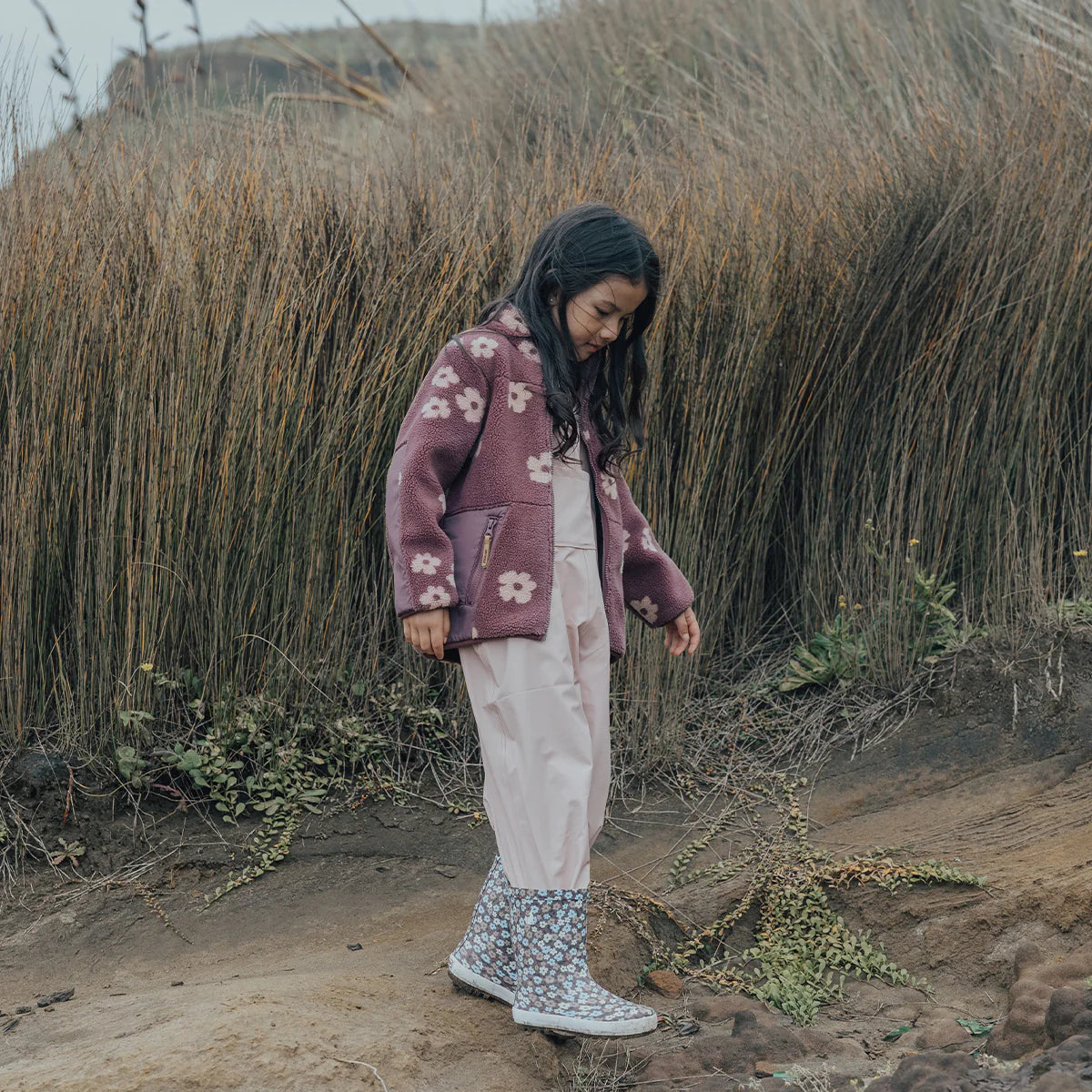 YETI JACKET Mauve Floral | CRYWOLF