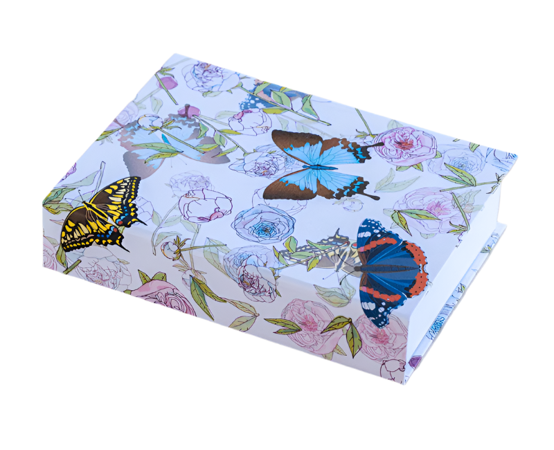 Jotter Pad – Butterfly – White | Creative Stuff