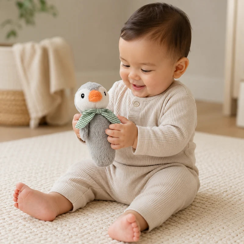 Baby Rattle - Penguin | All4Ella
