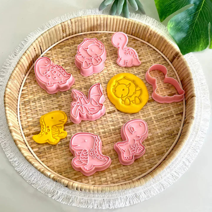 Wild Dough, Stamper and Cutter  Sets, Dinosaurs