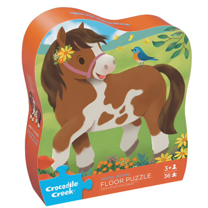 36 Piece Puzzle Pretty Ponies | Crocodile Creek
