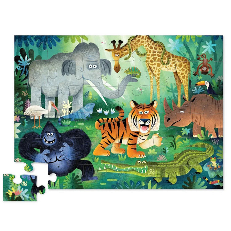 36 Piece Puzzle Wild Kingdom | Crocodile Creek