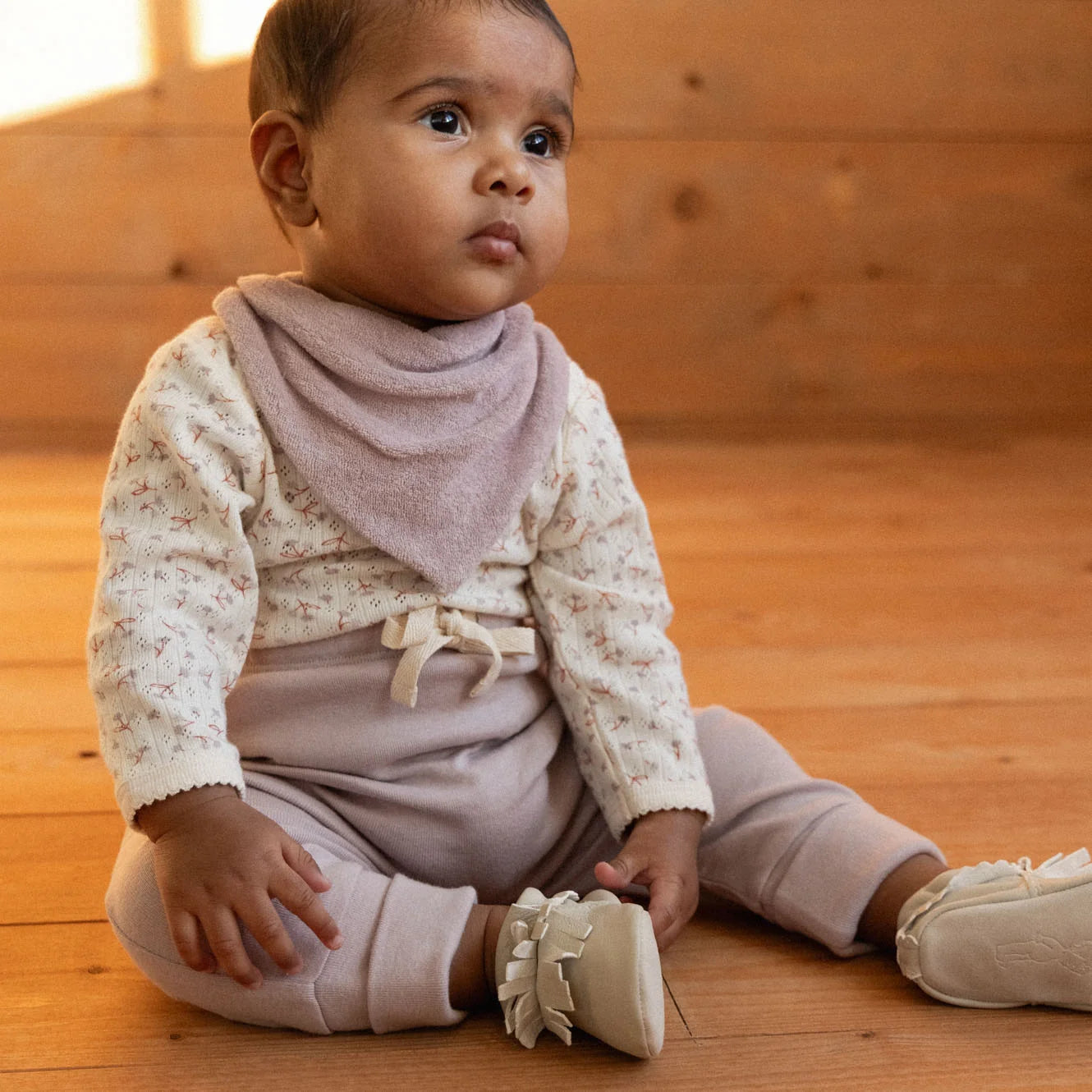 DRAWSTRING PANTS - Lilac | Nature Baby