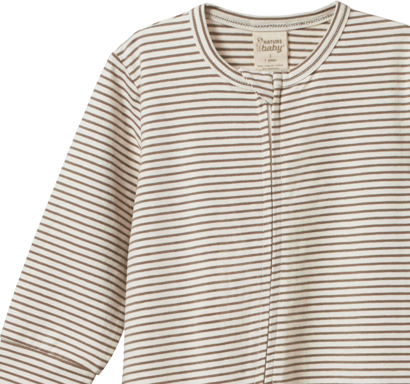 DREAMLANDS SUIT - Mushroom Pinstripe | Nature Baby