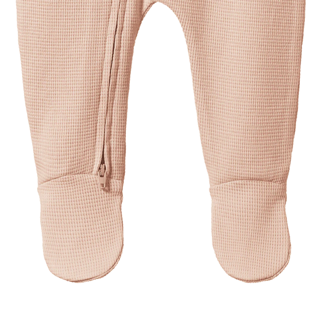 DREAMLANDS SUIT WAFFLE - Rose Dust | Nature Baby