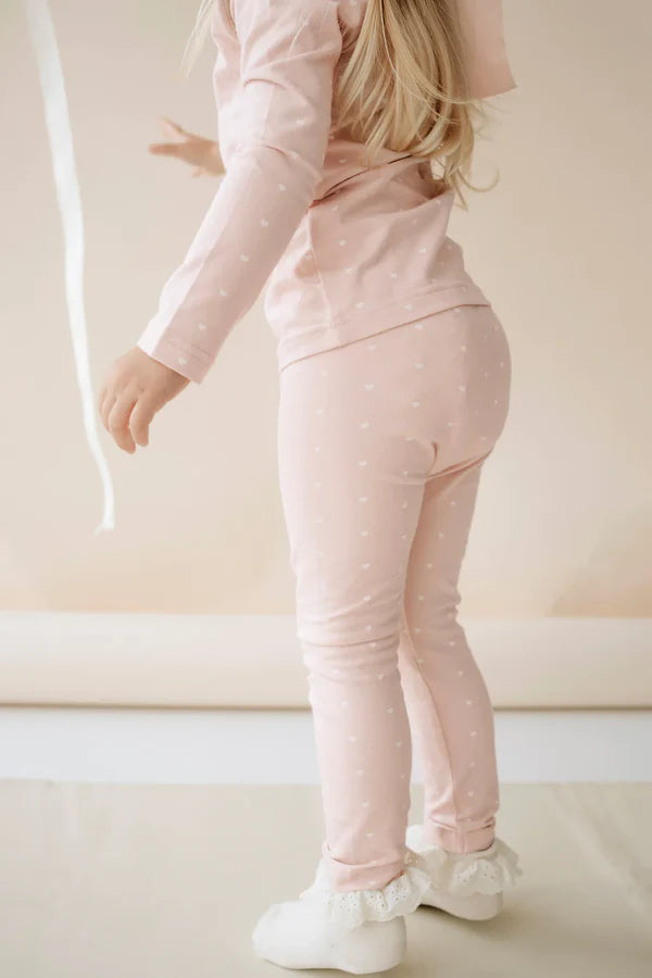 Organic Cotton Everyday Legging - Mon Amour Rose | Jamie Kay