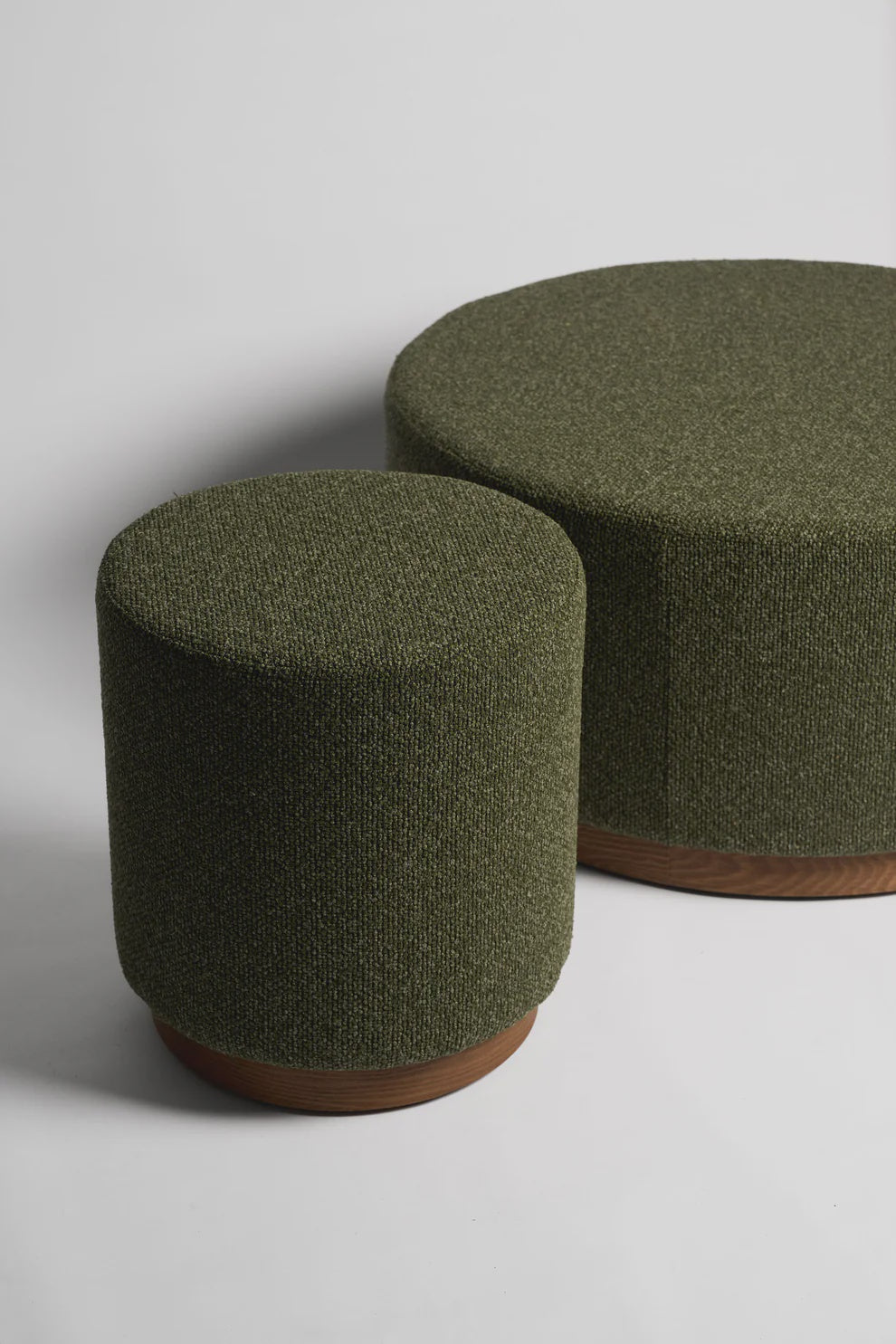 Hickory Small Ottoman - Forest | Ned Collections