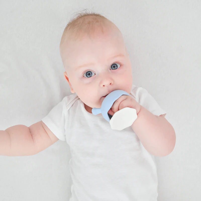 Mushroom Soothing Teether - Iron Green | Mombella