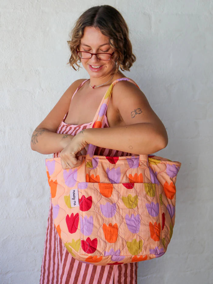 Tulip Fields Quilted Bag | Mosey Me