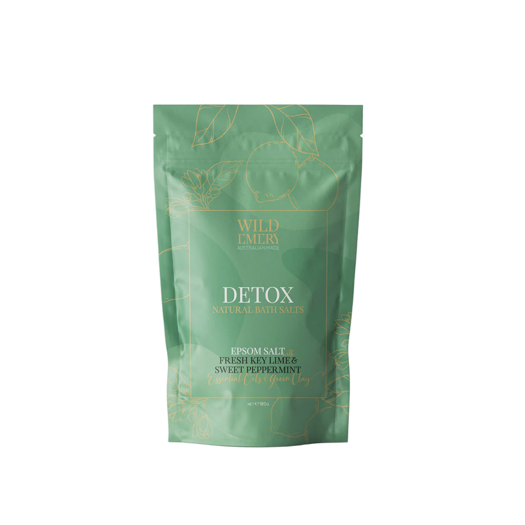 Natural Bath Salts - Detox - 70g | Wild Emery