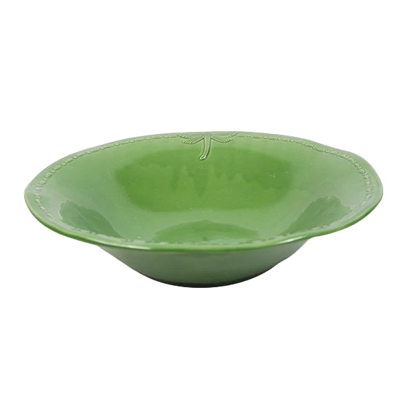 Dragonfly Stoneware Green Salad Bowl Small | French Country