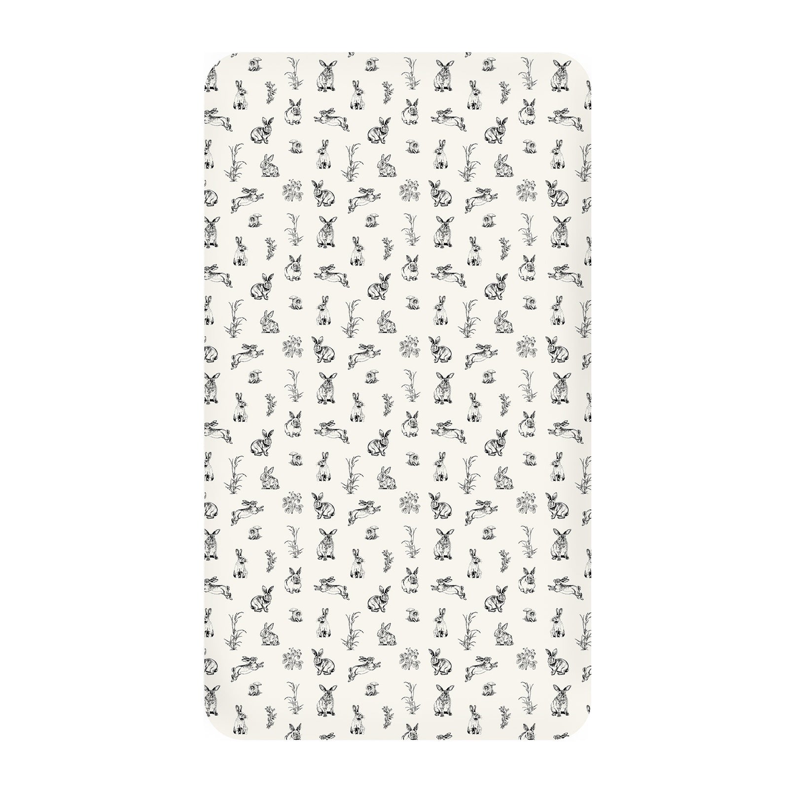 Fitted Cot Sheet - Almond Burrowers | Burrow & Be