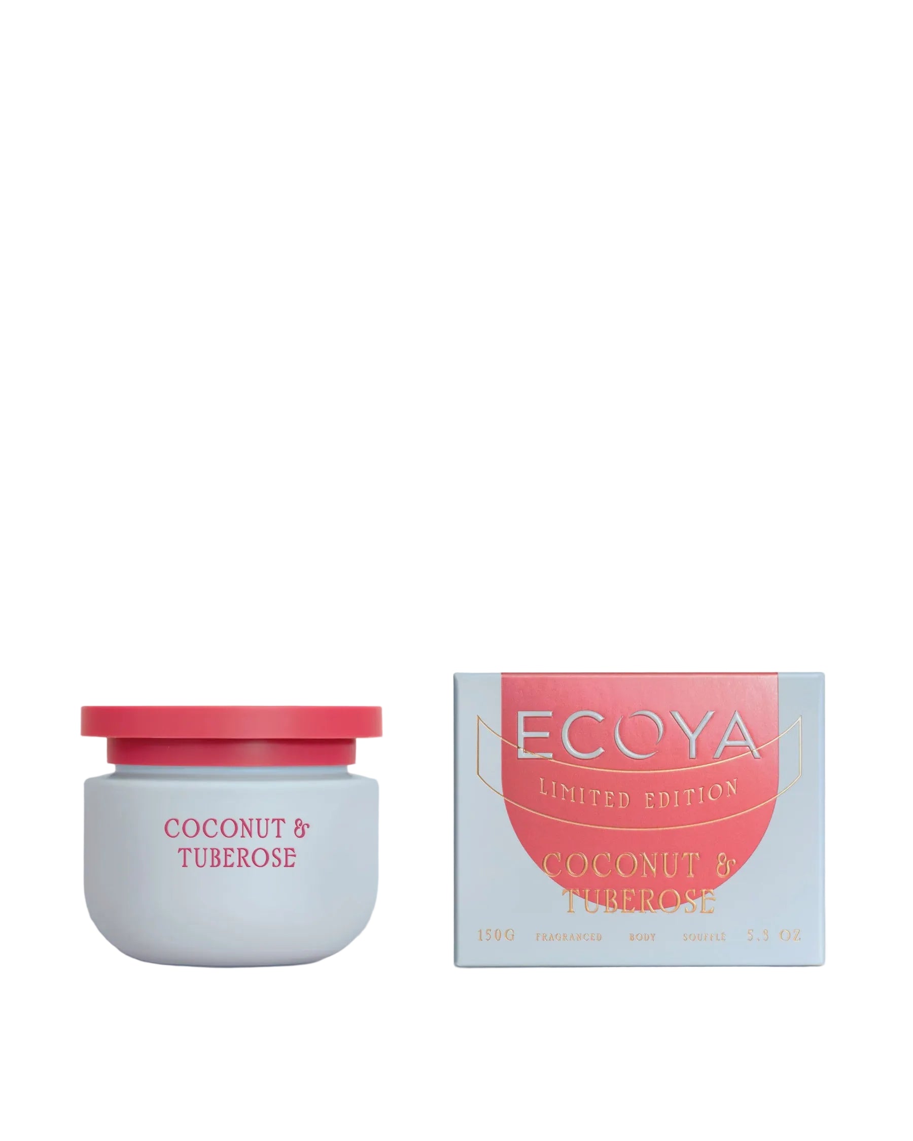 High Summer 2026 - 150g Body Souffle - Coconut & Tuberose | Ecoya