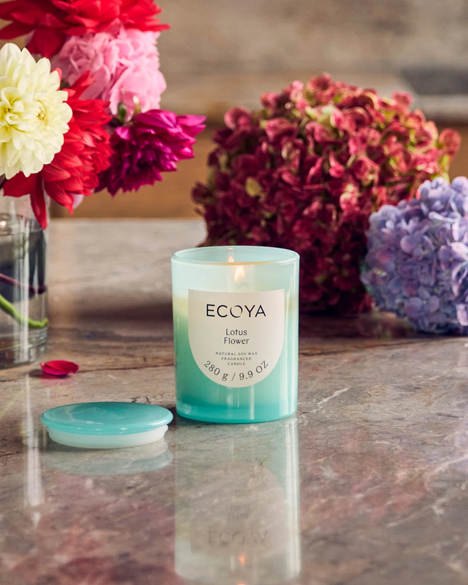 Lotus Flower Metro Candle | Ecoya