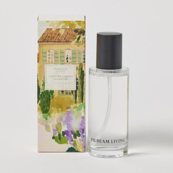 Country Garden Scented Linen Spray - Lavender & Vanilla | Pilbeam Living