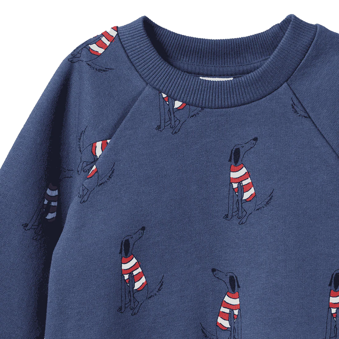 EMERSON SWEATER - Best Friend Indigo Print | Nature Baby