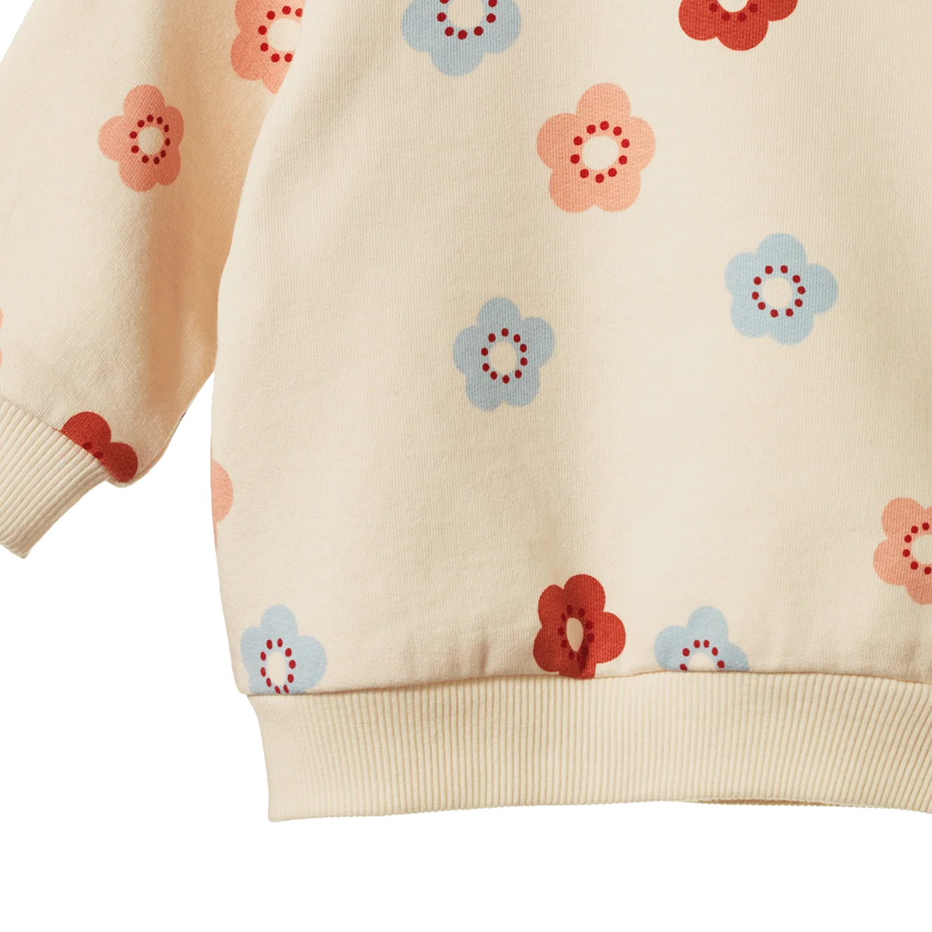 EMERSON SWEATER - Flora Stamp Print | Nature Baby