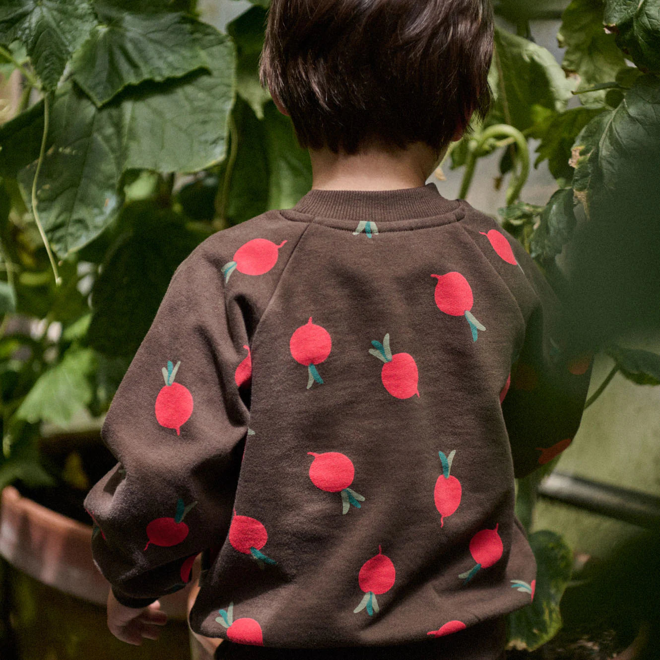 EMERSON SWEATER - Grande Radish Print | Nature Baby