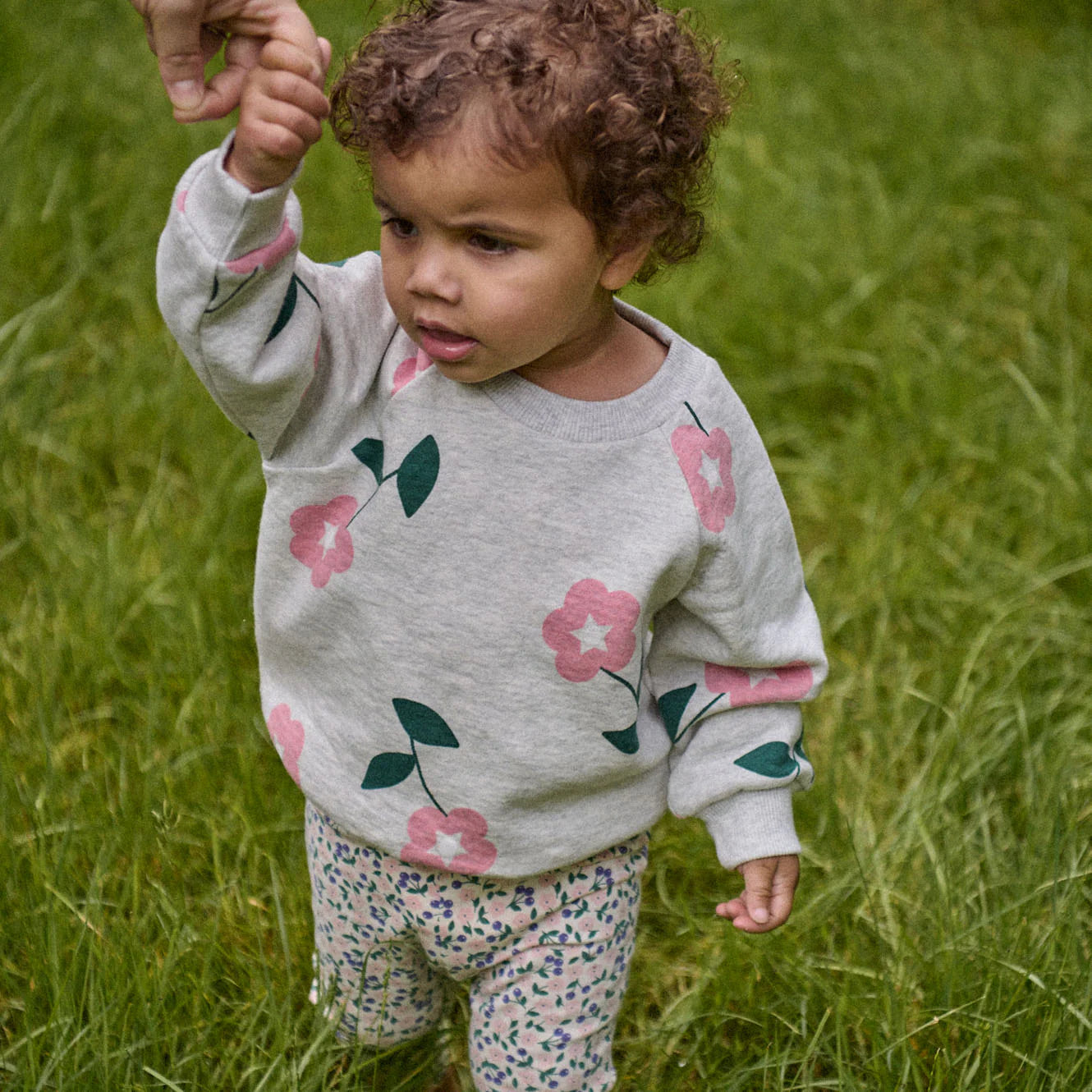 EMERSON SWEATER - Primrose Print | Nature Baby