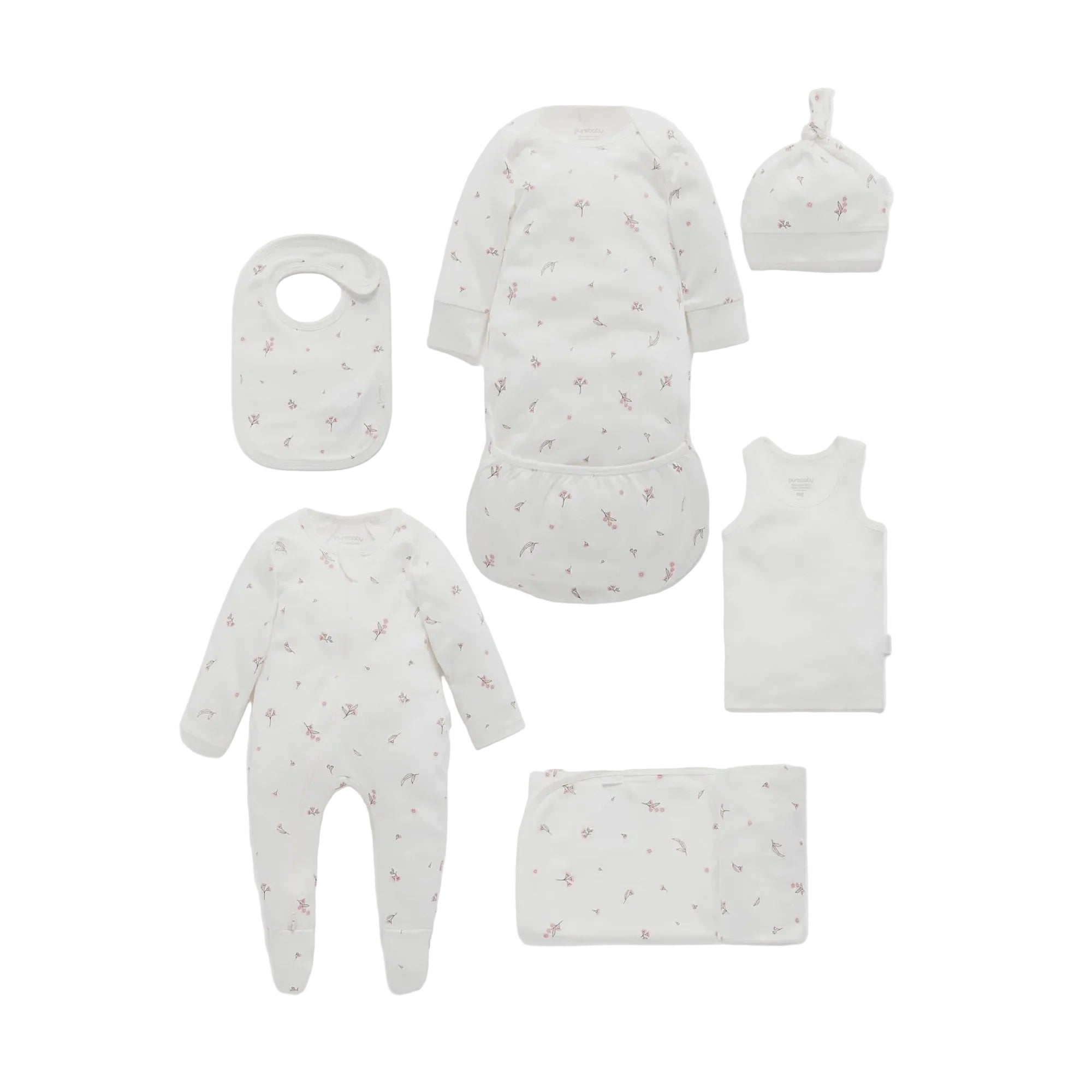 Newborn Hospital Pack - Vanilla Blossom Pack | Purebaby