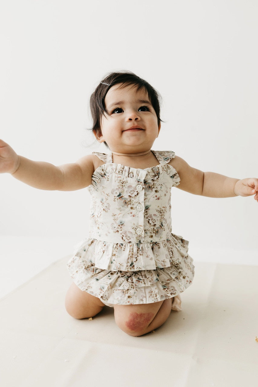 Organic Cotton Gemima Top - Esme Floral | Jamie Kay