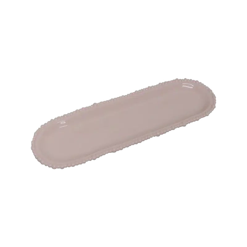 Melamine Pearl Platter - 45cm - French Pink | Le Forge